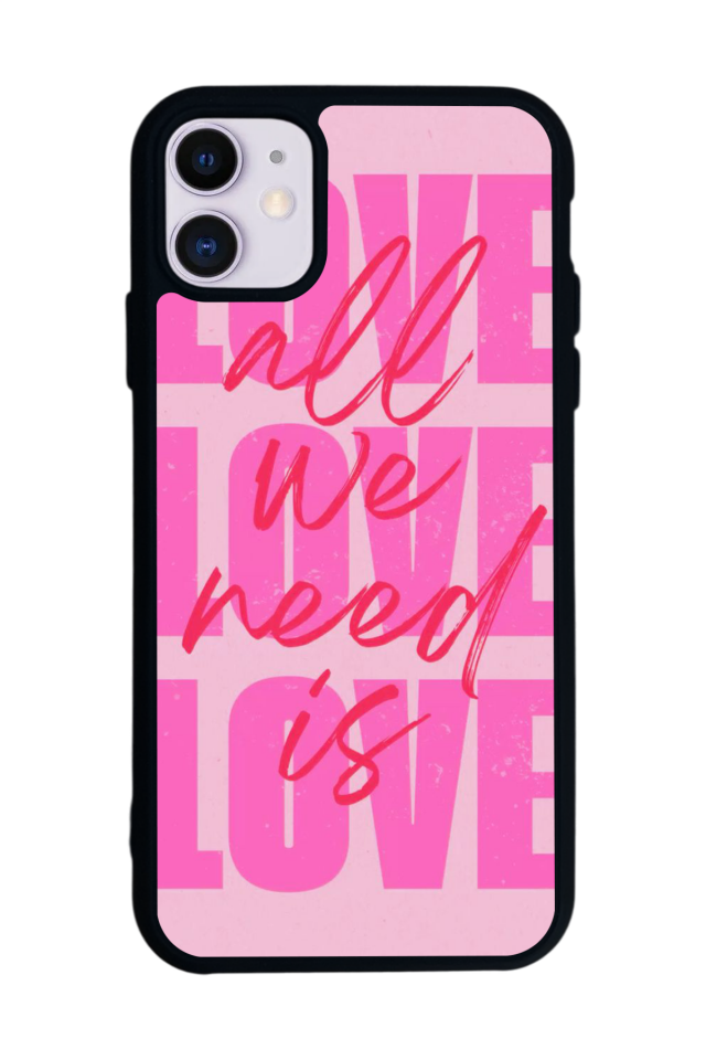 iPhone 11 Uyumlu Love Tasarımlı Glossy Premium Kılıf