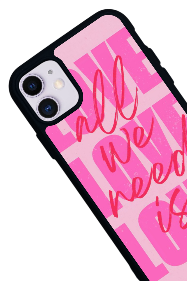 iPhone 11 Uyumlu Love Tasarımlı Glossy Premium Kılıf