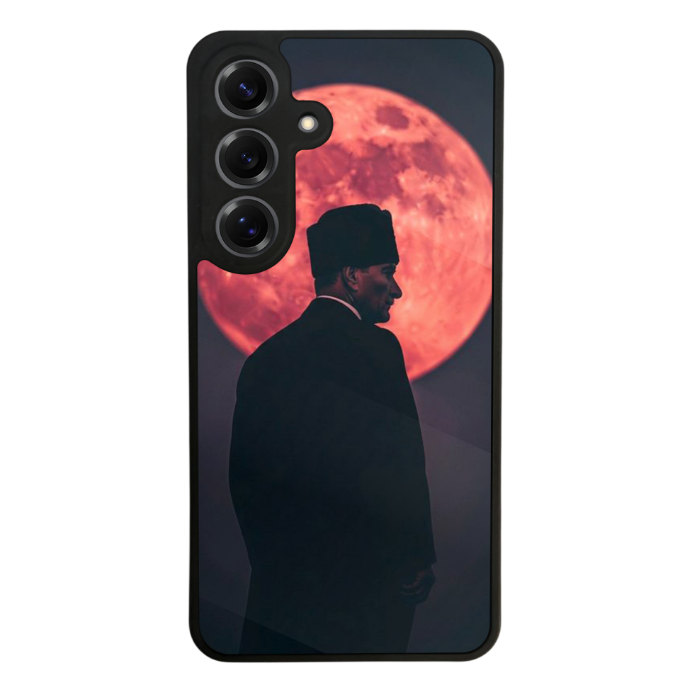 Samsung Galaxy S25 Uyumlu Mustafa Kemal Ataturk Tasarımlı Glossy Premium Kılıf