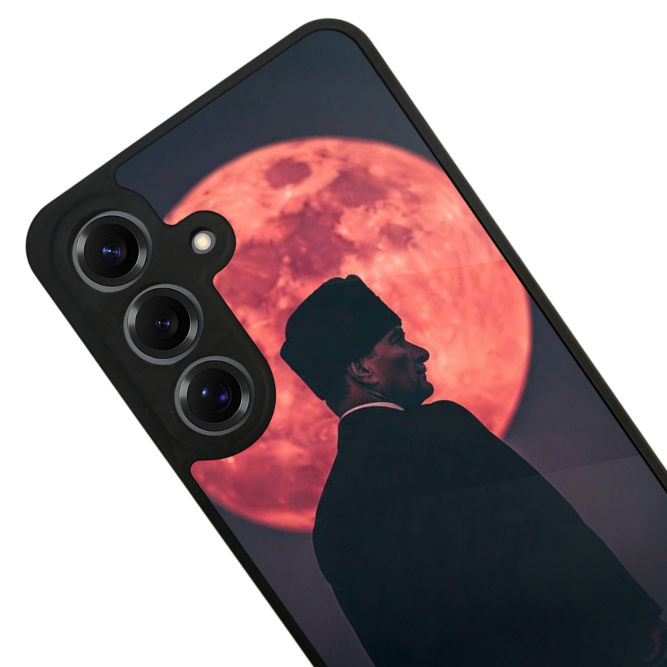 Samsung Galaxy S25 Uyumlu Mustafa Kemal Ataturk Tasarımlı Glossy Premium Kılıf