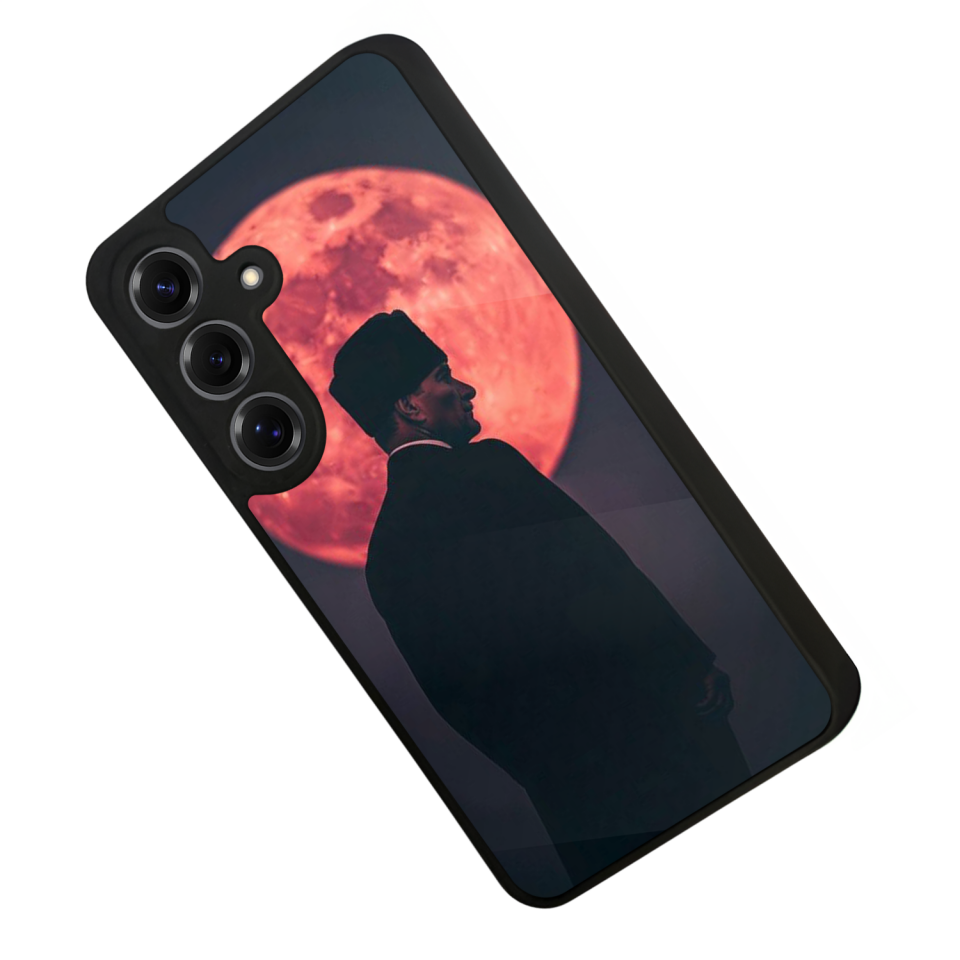 Samsung Galaxy S25 Uyumlu Mustafa Kemal Ataturk Tasarımlı Glossy Premium Kılıf