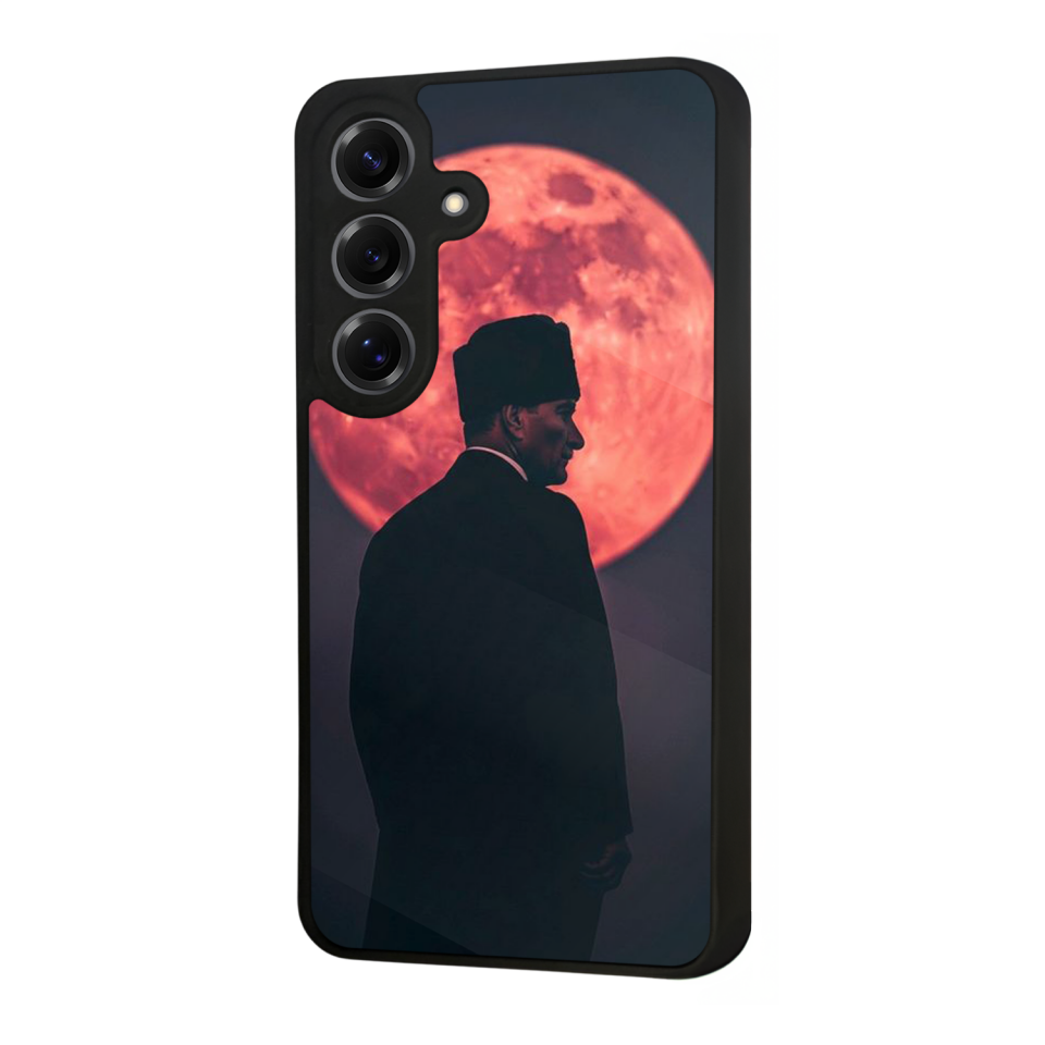 Samsung Galaxy S25 Uyumlu Mustafa Kemal Ataturk Tasarımlı Glossy Premium Kılıf