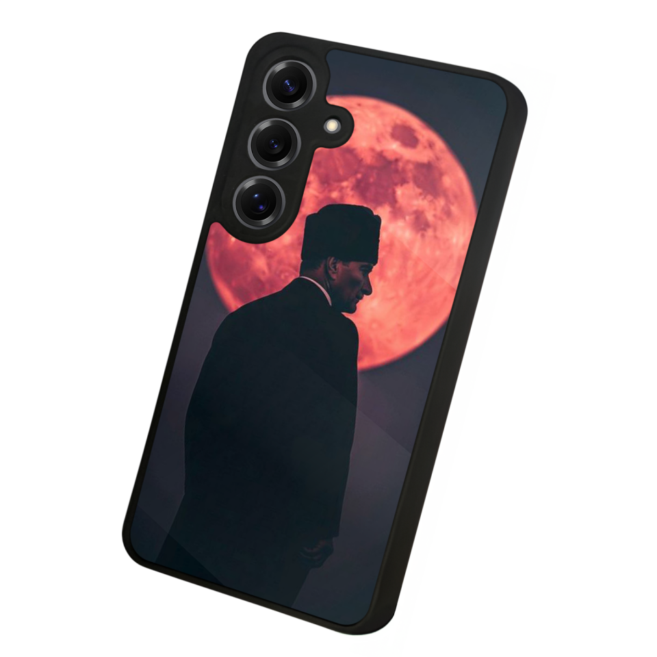Samsung Galaxy S25 Uyumlu Mustafa Kemal Ataturk Tasarımlı Glossy Premium Kılıf
