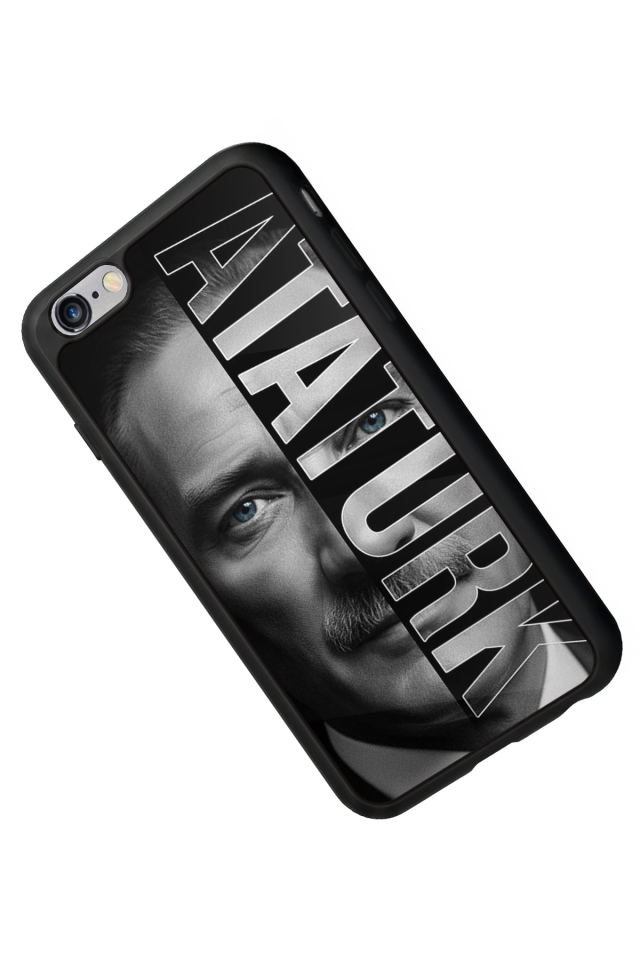 iPhone 6s Plus Uyumlu Mustafa Kemal Ataturk Tasarımlı Glossy Premium Kılıf