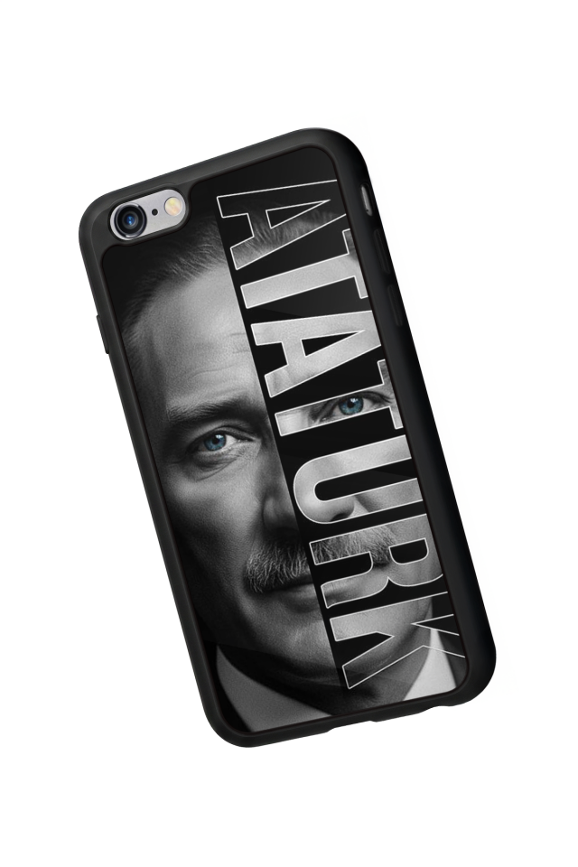 iPhone 6s Plus Uyumlu Mustafa Kemal Ataturk Tasarımlı Glossy Premium Kılıf