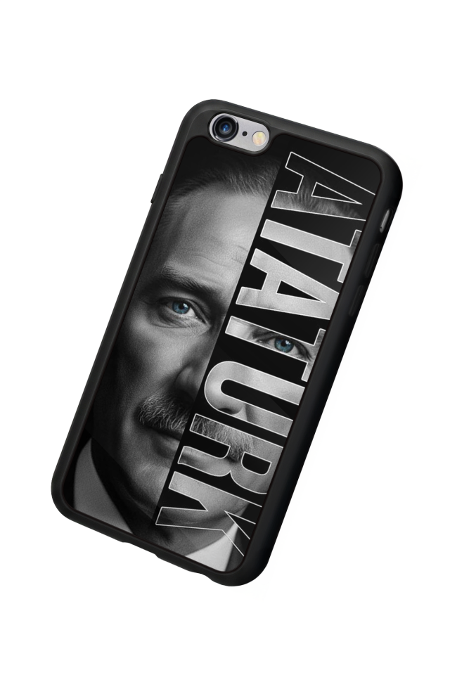iPhone 6s Plus Uyumlu Mustafa Kemal Ataturk Tasarımlı Glossy Premium Kılıf