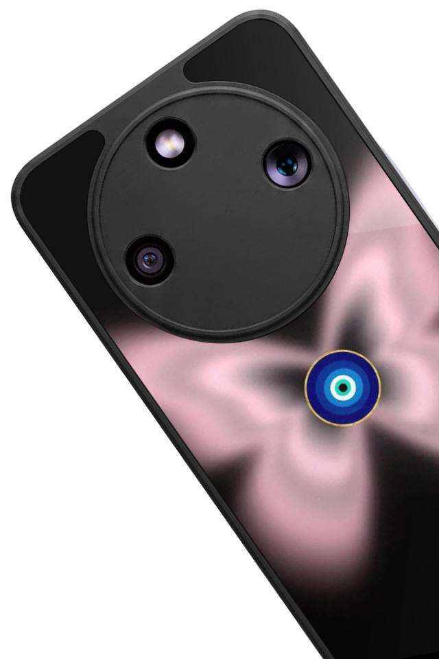 Honor Magic 8 Lite Uyumlu Nazar Tasarımlı Glossy Premium Kılıf