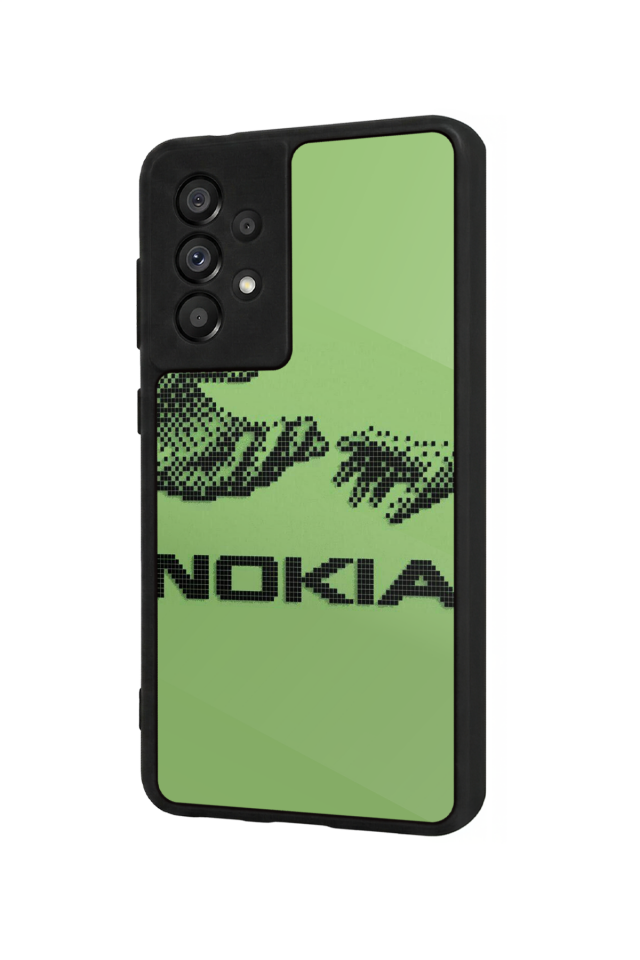 Samsung Galaxy A73 Uyumlu Nokia Tasarımlı Glossy Premium Kılıf