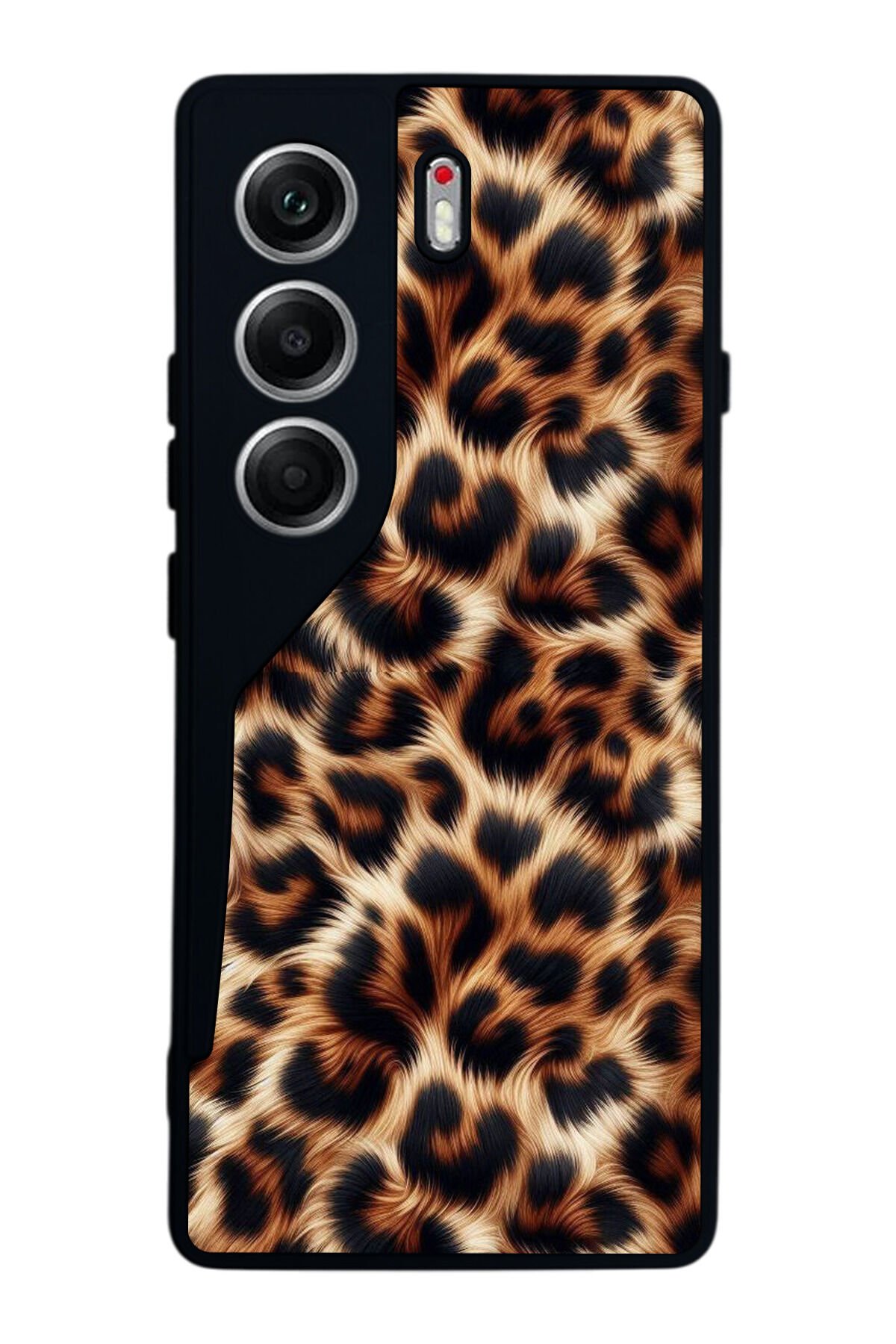 Tecno Camon 40 Uyumlu Leopar Tasarımlı Glossy Premium Kılıf