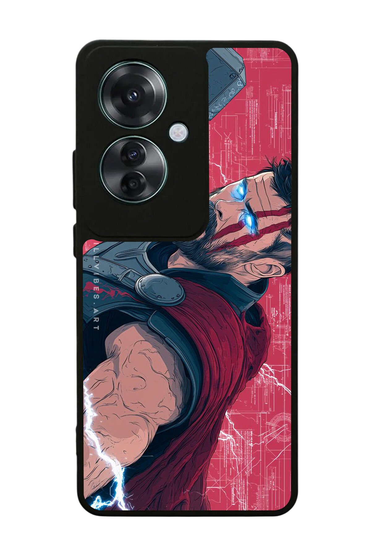 Oppo Reno 11F Uyumlu Thor Tasarımlı Glossy Premium Kılıf