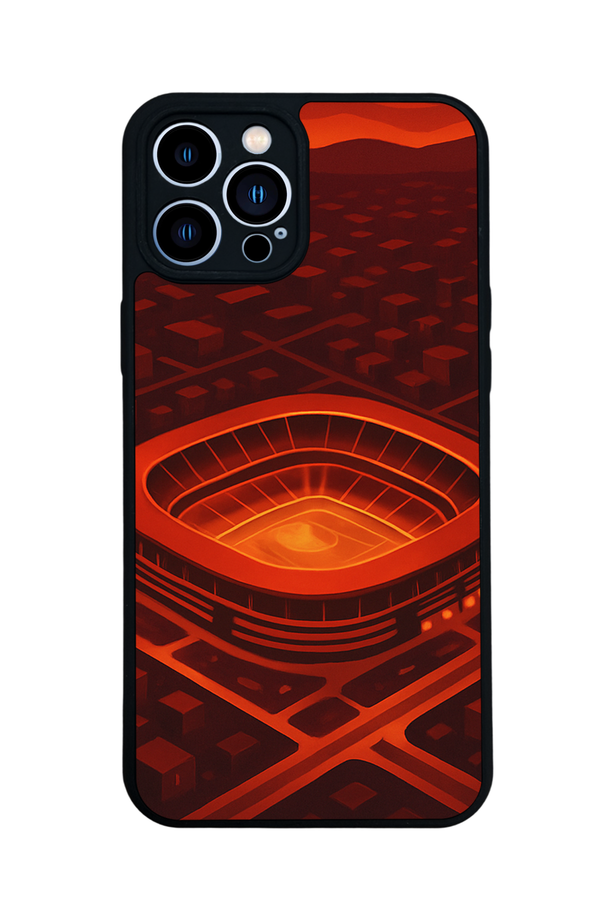 iPhone 12 Pro Max Uyumlu Aslan Tasarımlı Glossy Premium Kılıf