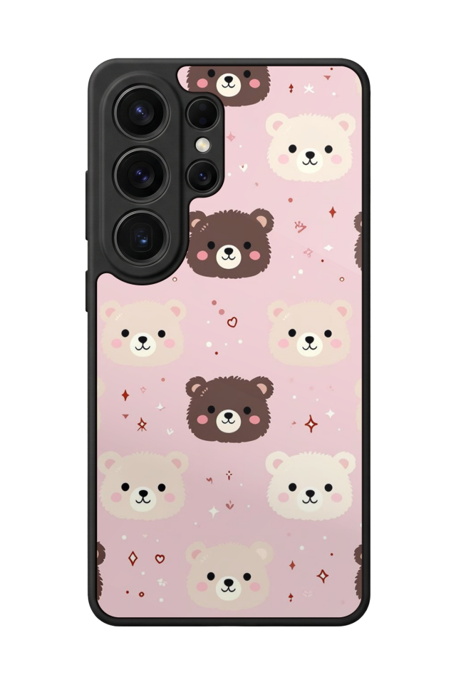 Samsung Galaxy S26 Ultra Uyumlu Ayı Tasarımlı Glossy Premium Kılıf