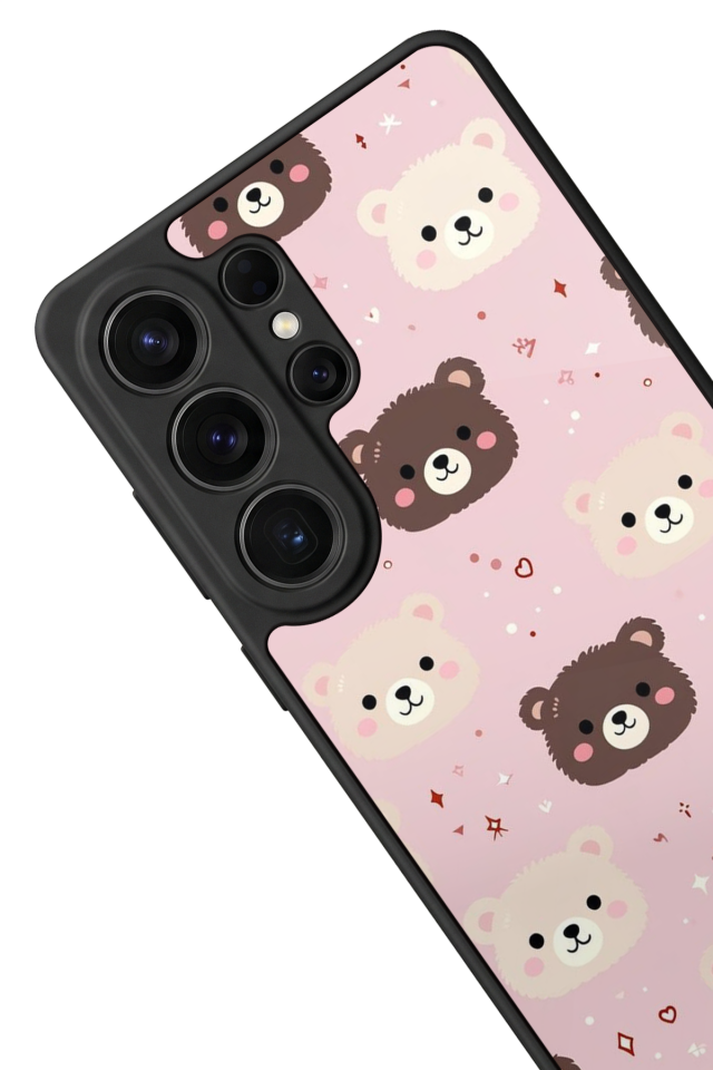 Samsung Galaxy S26 Ultra Uyumlu Ayı Tasarımlı Glossy Premium Kılıf