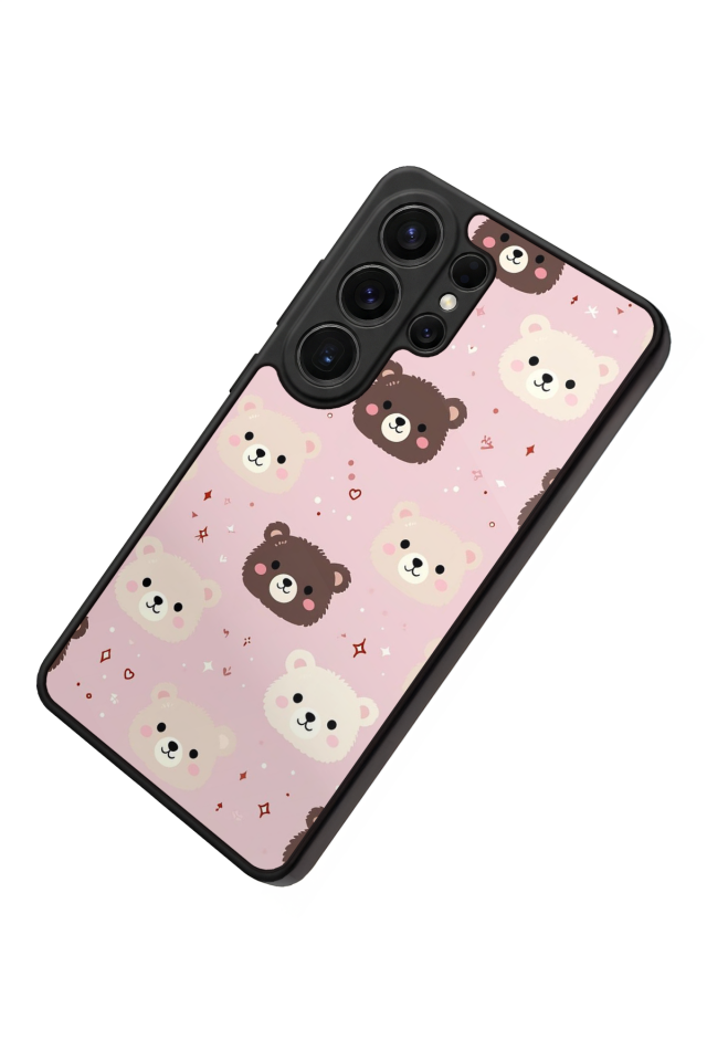 Samsung Galaxy S26 Ultra Uyumlu Ayı Tasarımlı Glossy Premium Kılıf