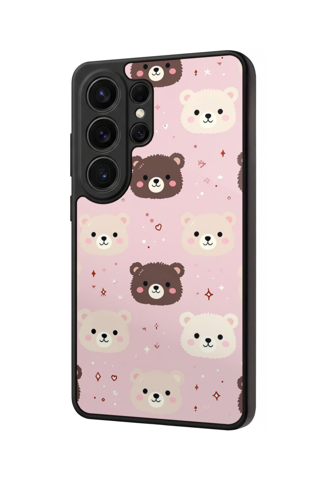 Samsung Galaxy S26 Ultra Uyumlu Ayı Tasarımlı Glossy Premium Kılıf