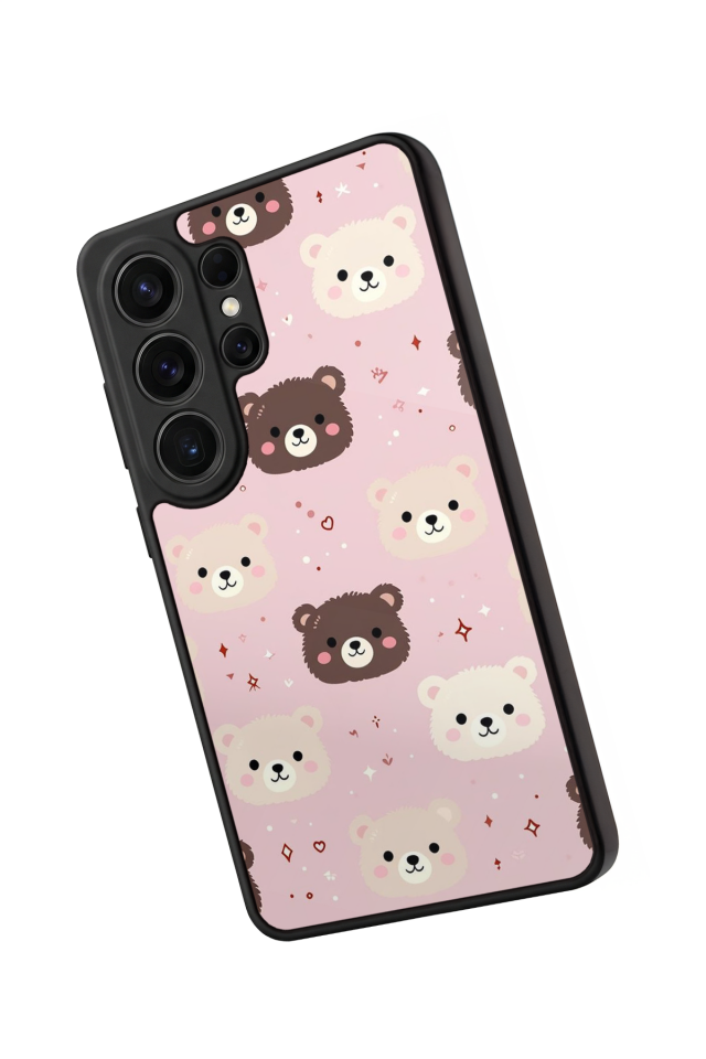 Samsung Galaxy S26 Ultra Uyumlu Ayı Tasarımlı Glossy Premium Kılıf