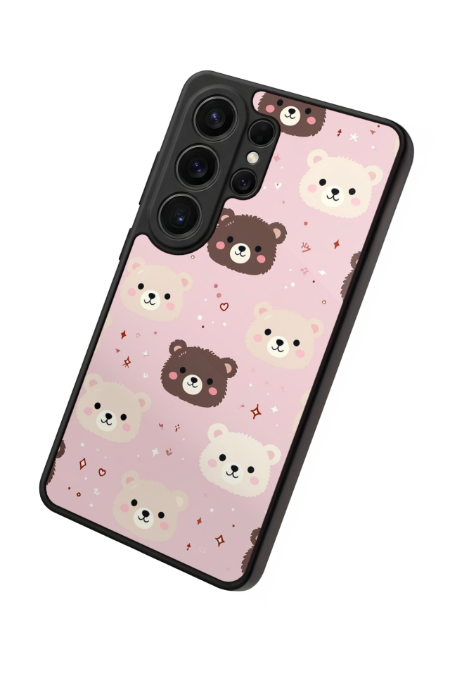 Samsung Galaxy S26 Ultra Uyumlu Ayı Tasarımlı Glossy Premium Kılıf