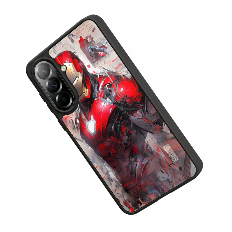 Samsung Galaxy A37 Uyumlu Iron Man ( Demir Adam ) Tasarımlı Glossy Premium Kılıf