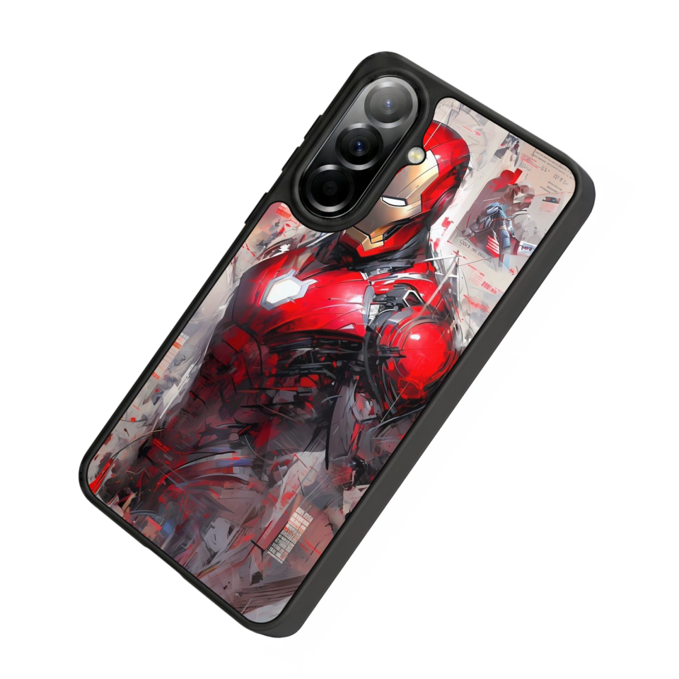 Samsung Galaxy A37 Uyumlu Iron Man ( Demir Adam ) Tasarımlı Glossy Premium Kılıf