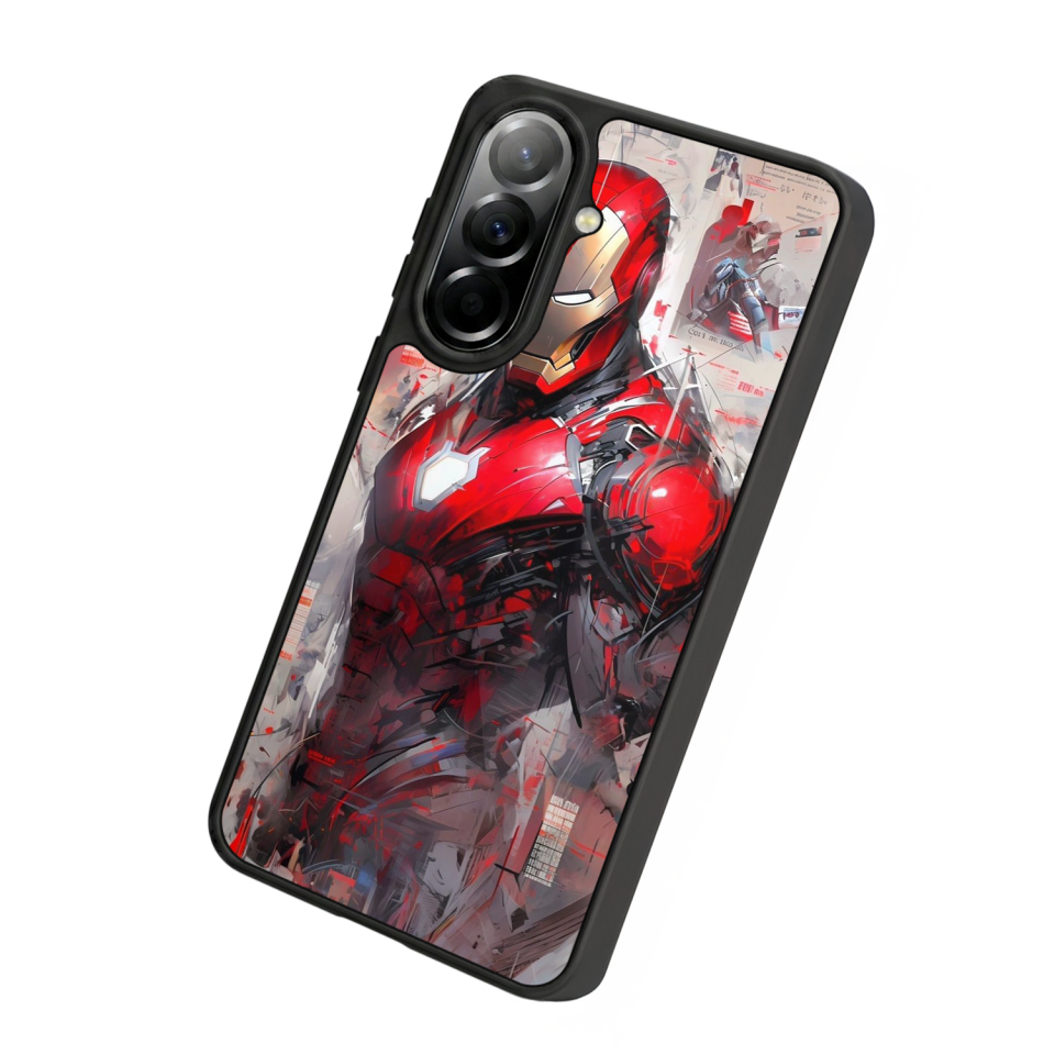 Samsung Galaxy A37 Uyumlu Iron Man ( Demir Adam ) Tasarımlı Glossy Premium Kılıf
