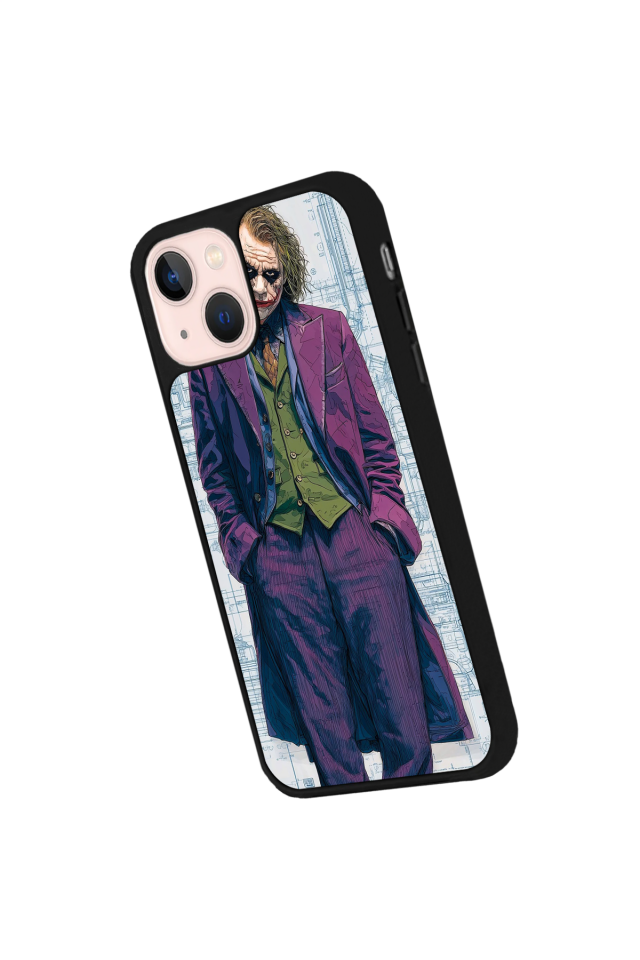 iPhone 13 Mini Uyumlu Joker Tasarımlı Glossy Premium Kılıf
