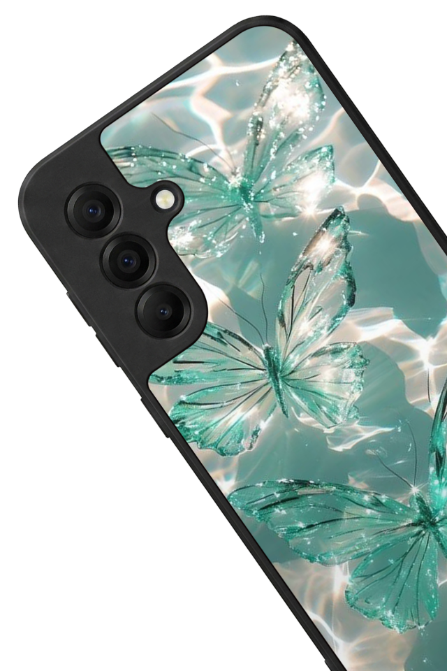 Samsung Galaxy A17 Uyumlu Kelebek Tasarımlı Glossy Premium Kılıf