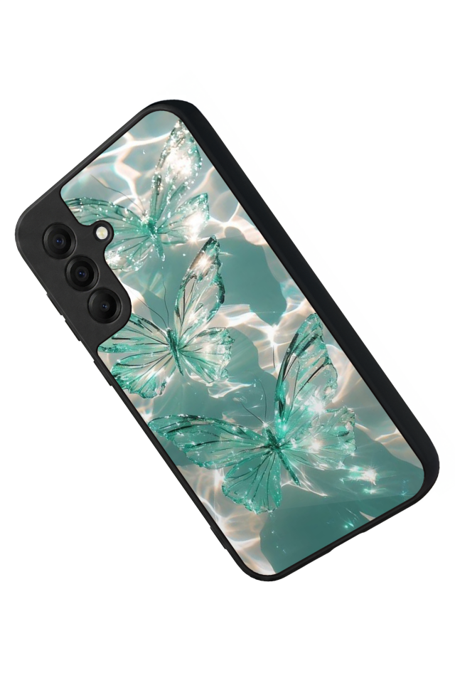 Samsung Galaxy A17 Uyumlu Kelebek Tasarımlı Glossy Premium Kılıf