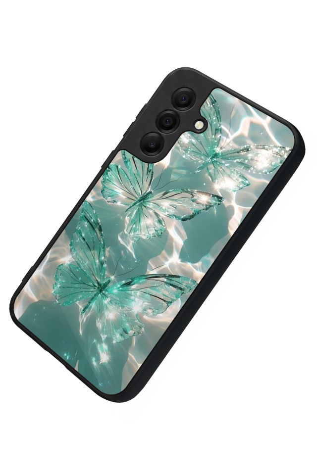 Samsung Galaxy A17 Uyumlu Kelebek Tasarımlı Glossy Premium Kılıf