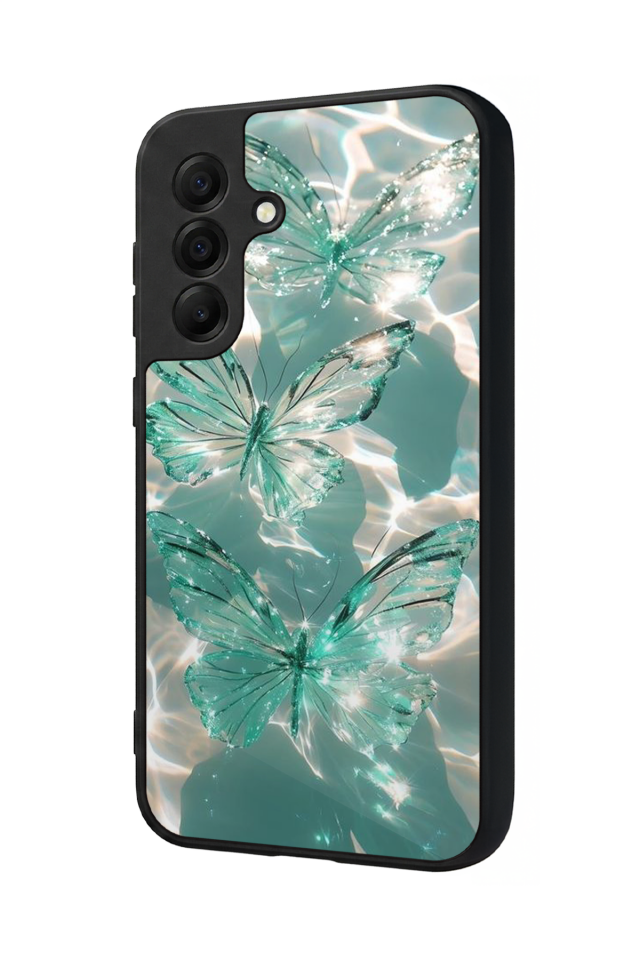 Samsung Galaxy A17 Uyumlu Kelebek Tasarımlı Glossy Premium Kılıf