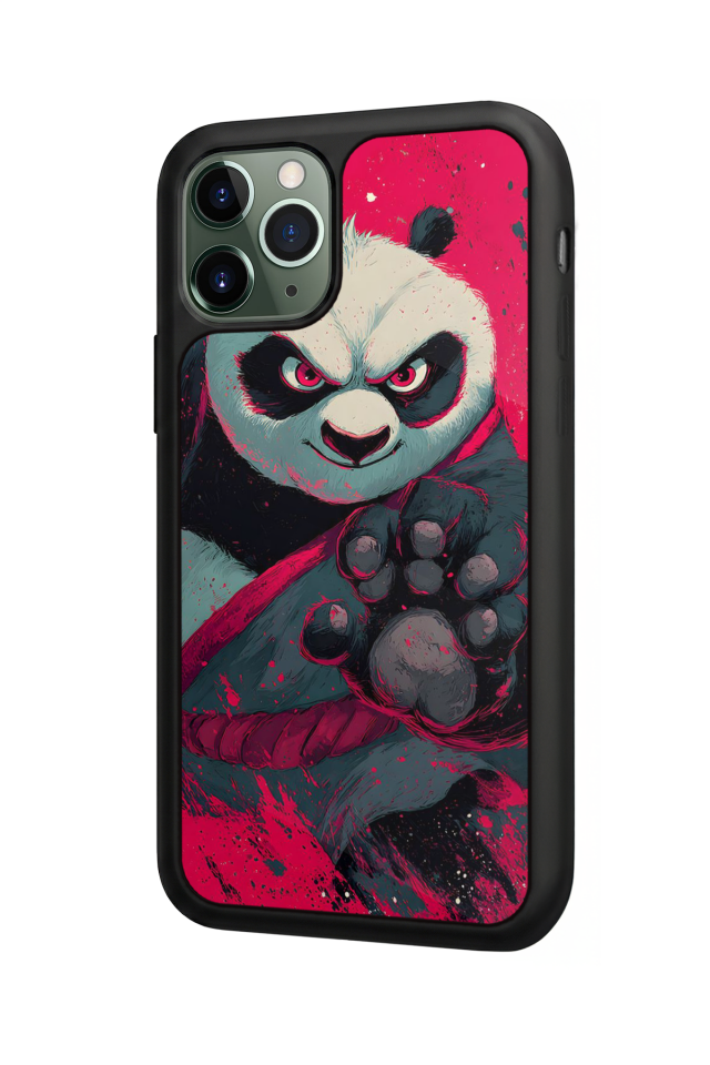 iPhone 11 Pro Max Uyumlu Kung Fu Panda Tasarımlı Glossy Premium Kılıf
