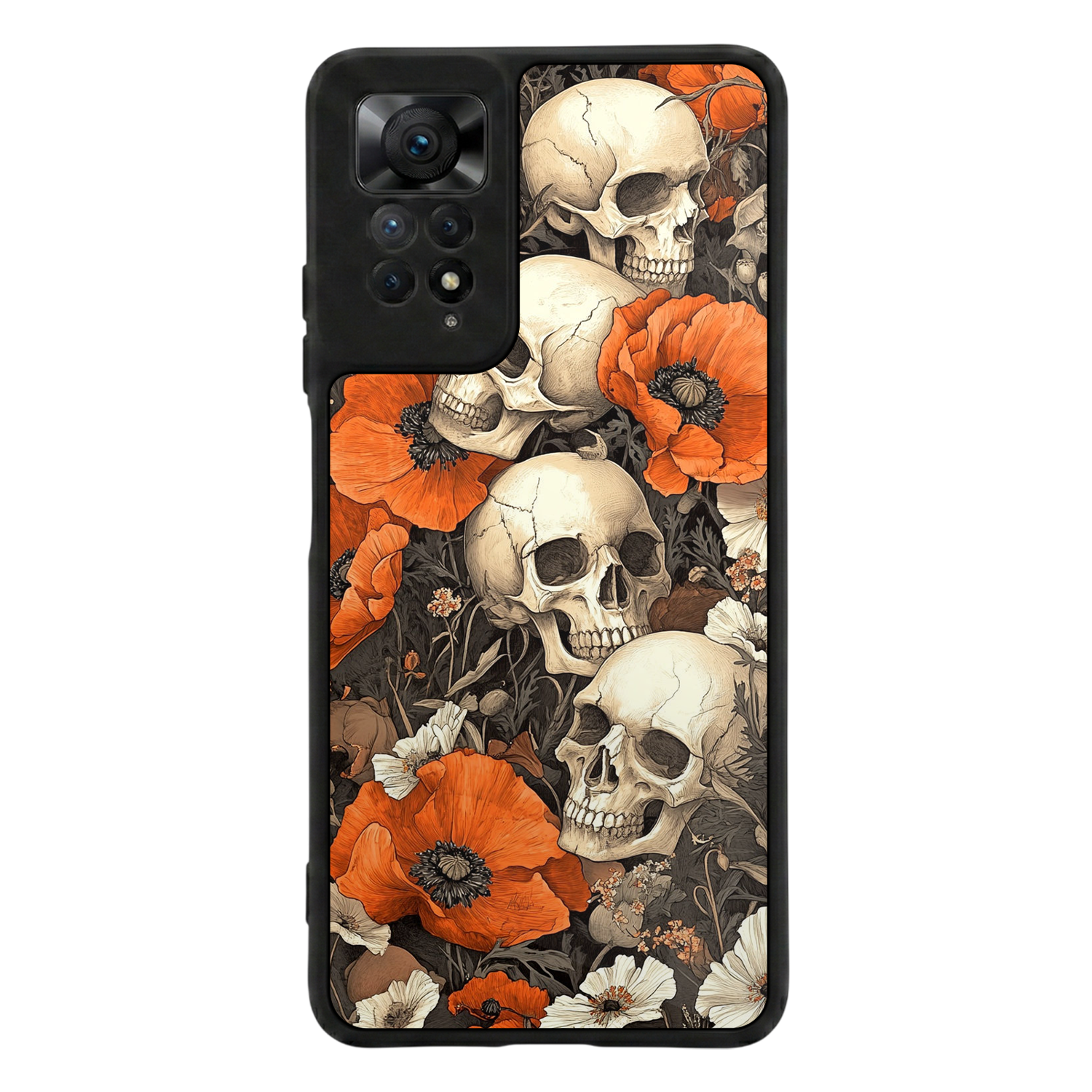 Xiaomi Redmi Note 12 Pro Uyumlu KuruKafa Tasarımlı Glossy Premium Kılıf