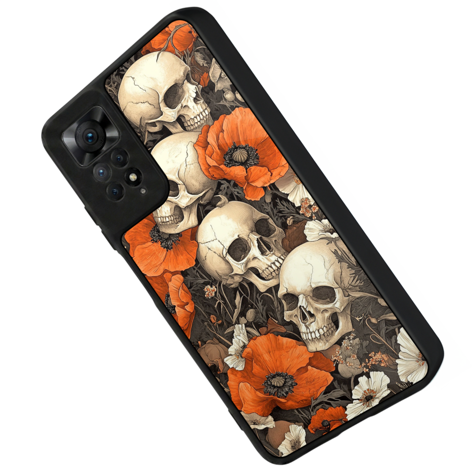 Xiaomi Redmi Note 12 Pro Uyumlu KuruKafa Tasarımlı Glossy Premium Kılıf