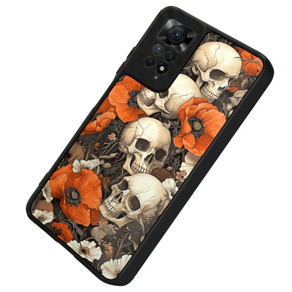 Xiaomi Redmi Note 12 Pro Uyumlu KuruKafa Tasarımlı Glossy Premium Kılıf