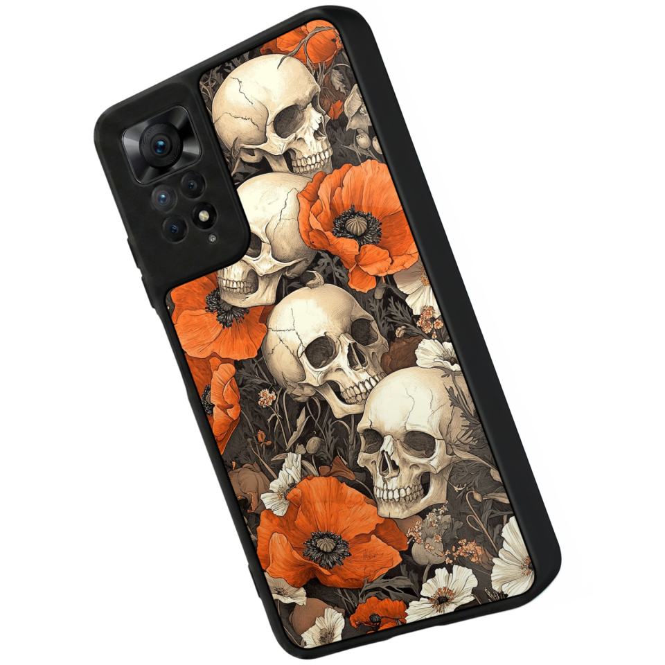 Xiaomi Redmi Note 12 Pro Uyumlu KuruKafa Tasarımlı Glossy Premium Kılıf