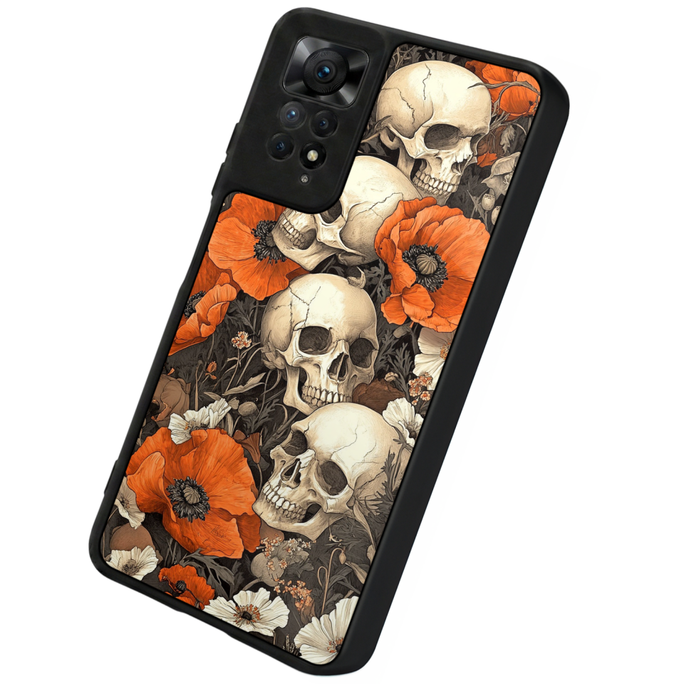 Xiaomi Redmi Note 12 Pro Uyumlu KuruKafa Tasarımlı Glossy Premium Kılıf