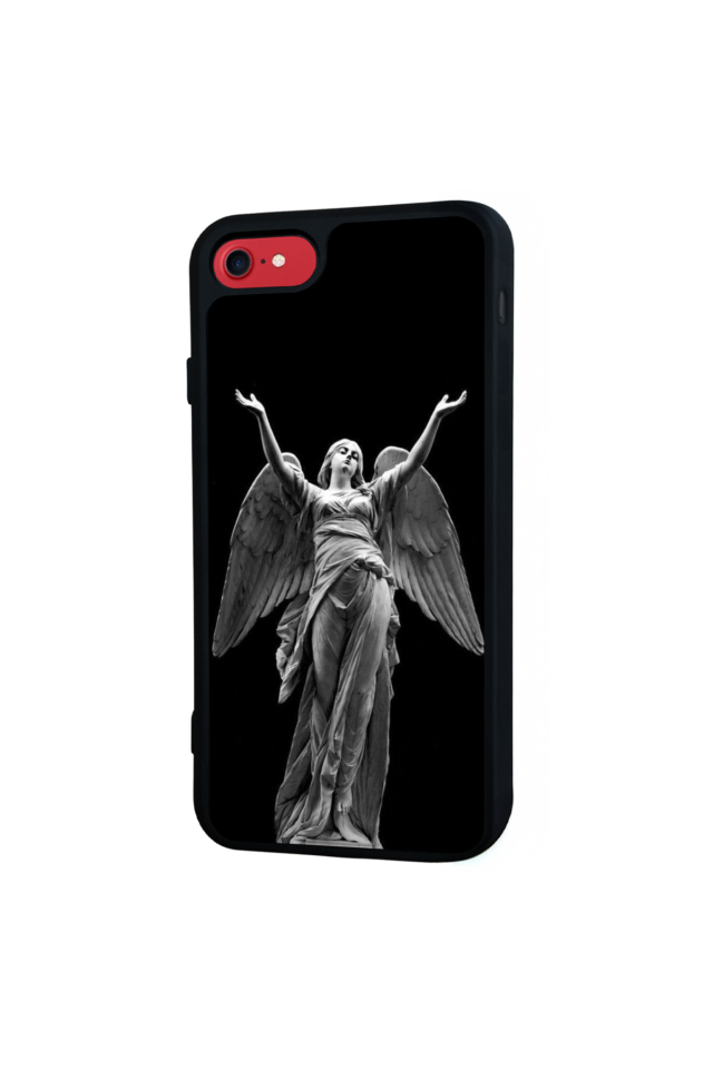 iPhone 8 Uyumlu Melek Tasarımlı Glossy Premium Kılıf