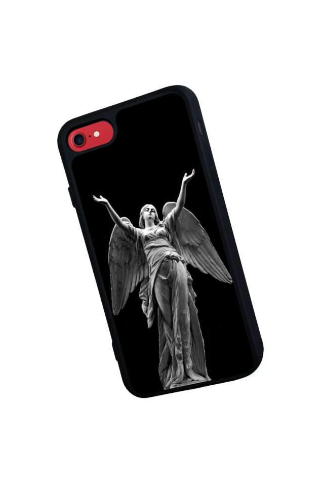 iPhone 8 Uyumlu Melek Tasarımlı Glossy Premium Kılıf