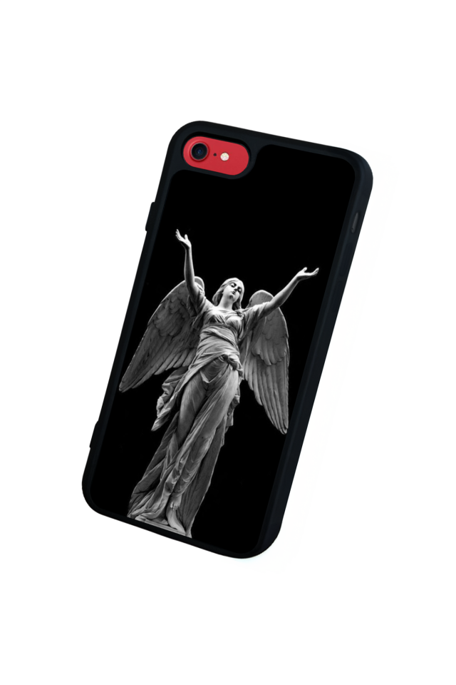 iPhone 8 Uyumlu Melek Tasarımlı Glossy Premium Kılıf