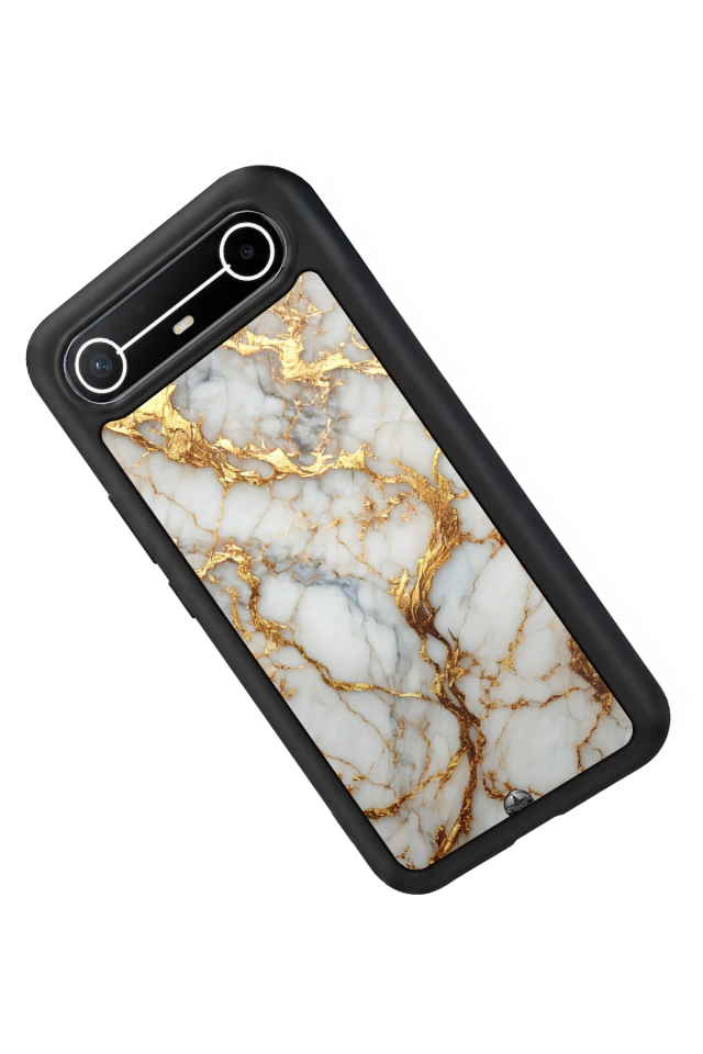 Tecno Spark Slim 5G Uyumlu Mermer Marble Tasarımlı Glossy Premium Kılıf
