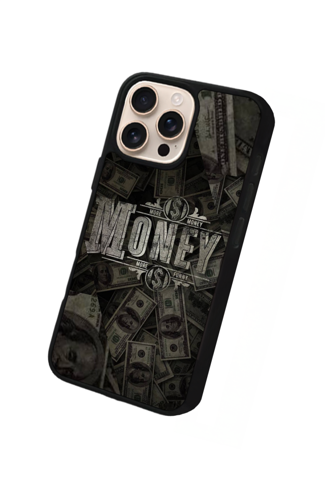 iPhone 14 Pro Max Uyumlu Money Para Tasarımlı Glossy Premium Kılıf