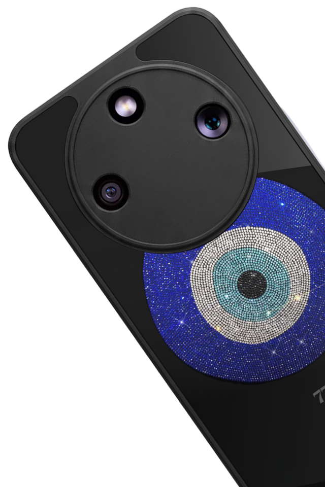 Honor Magic 8 Lite Uyumlu Nazar Tasarımlı Glossy Premium Kılıf