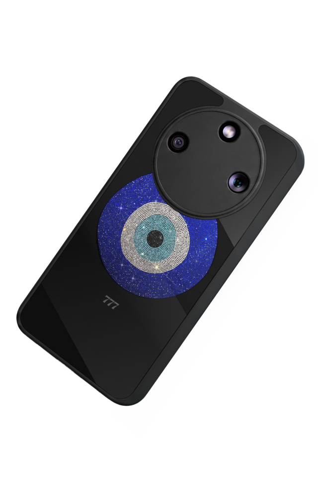 Honor Magic 8 Lite Uyumlu Nazar Tasarımlı Glossy Premium Kılıf