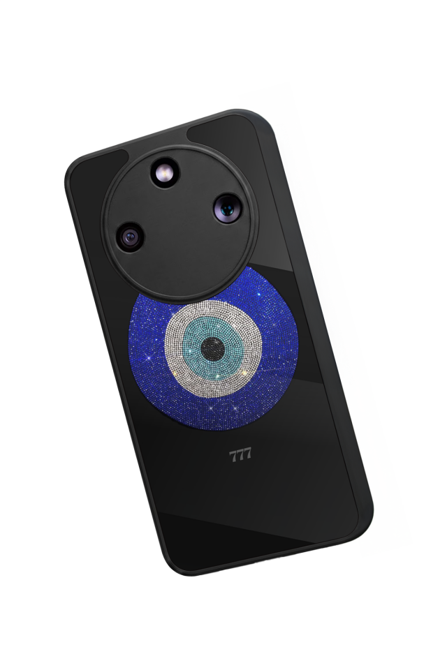 Honor Magic 8 Lite Uyumlu Nazar Tasarımlı Glossy Premium Kılıf
