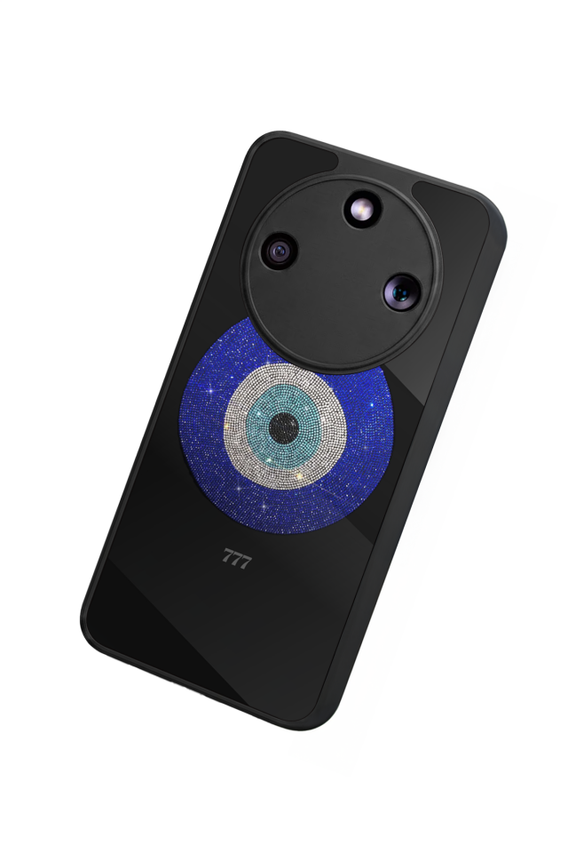 Honor Magic 8 Lite Uyumlu Nazar Tasarımlı Glossy Premium Kılıf