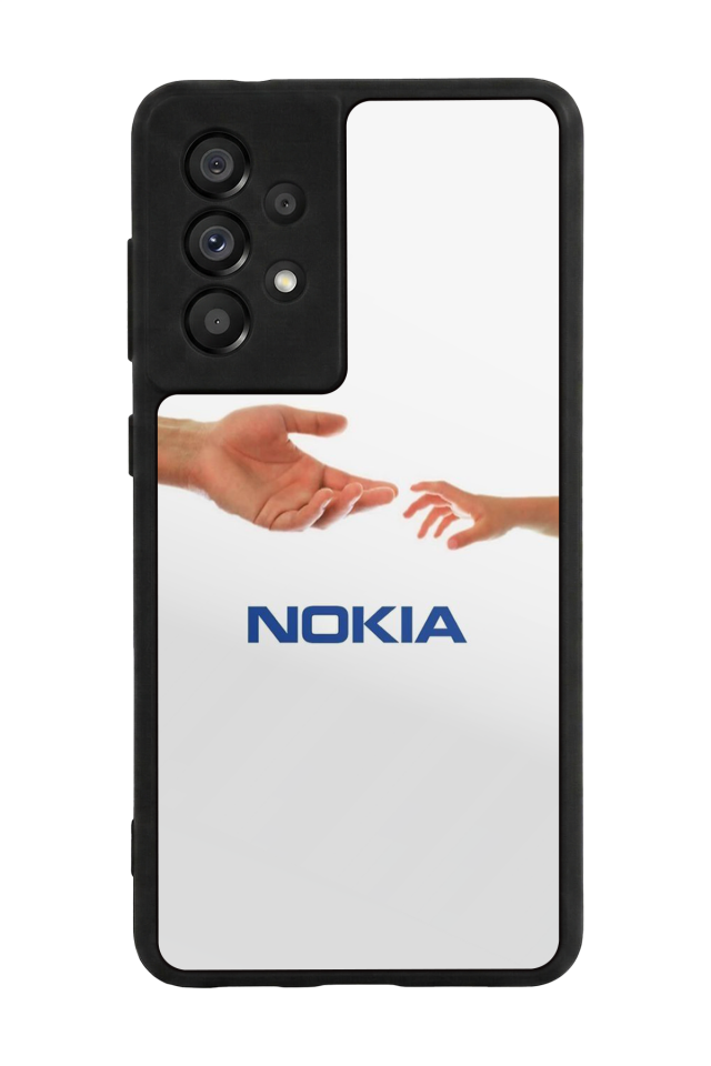 Samsung Galaxy A73 Uyumlu Nokia Tasarımlı Glossy Premium Kılıf