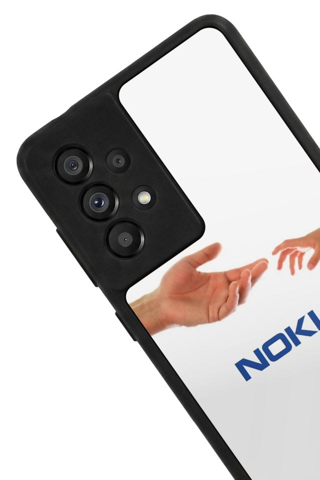 Samsung Galaxy A73 Uyumlu Nokia Tasarımlı Glossy Premium Kılıf
