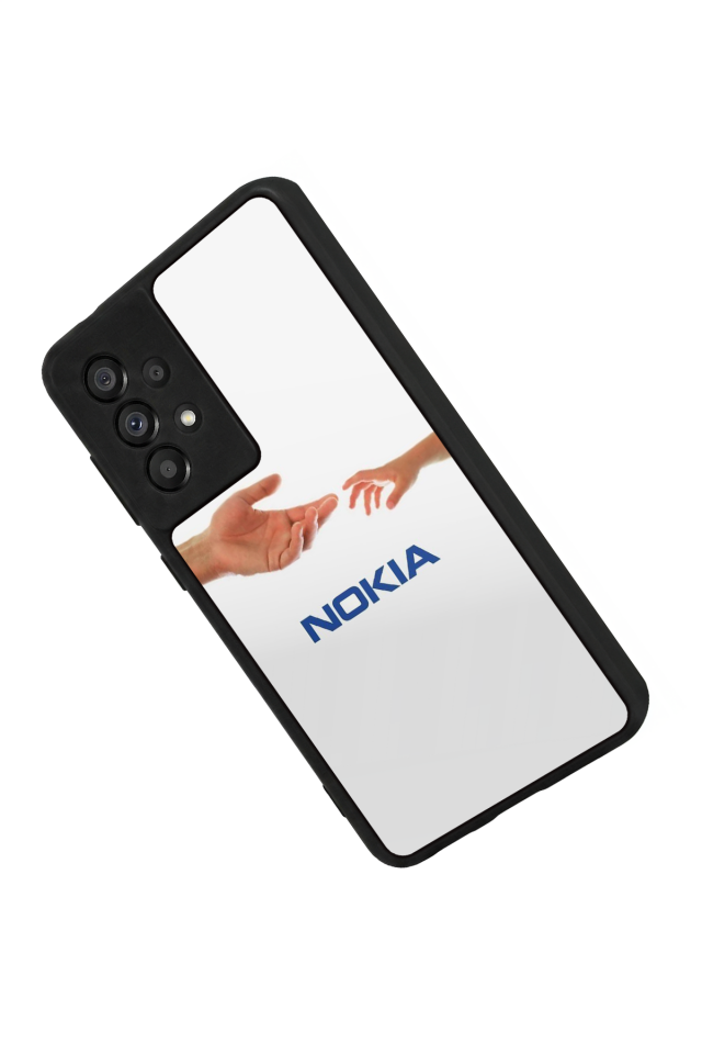 Samsung Galaxy A73 Uyumlu Nokia Tasarımlı Glossy Premium Kılıf
