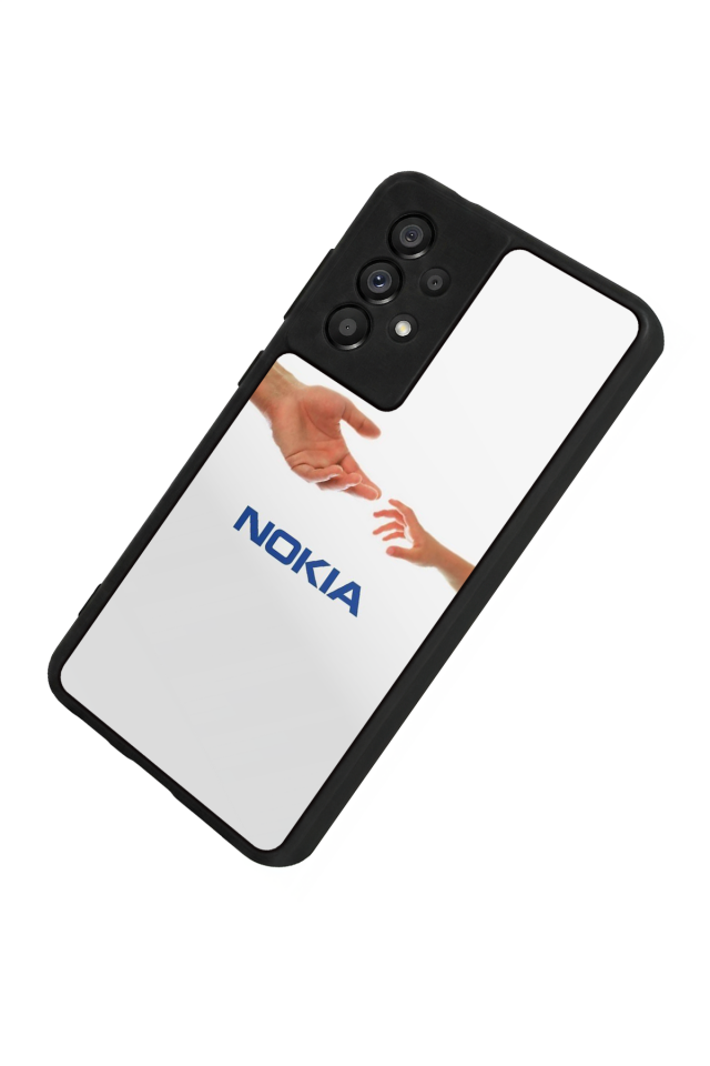 Samsung Galaxy A73 Uyumlu Nokia Tasarımlı Glossy Premium Kılıf