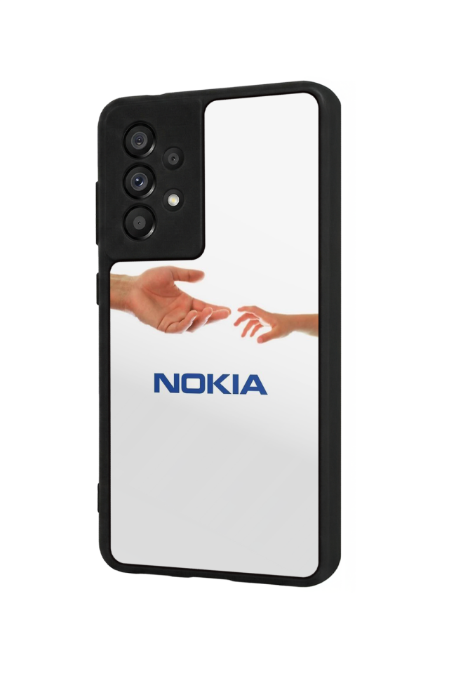 Samsung Galaxy A73 Uyumlu Nokia Tasarımlı Glossy Premium Kılıf