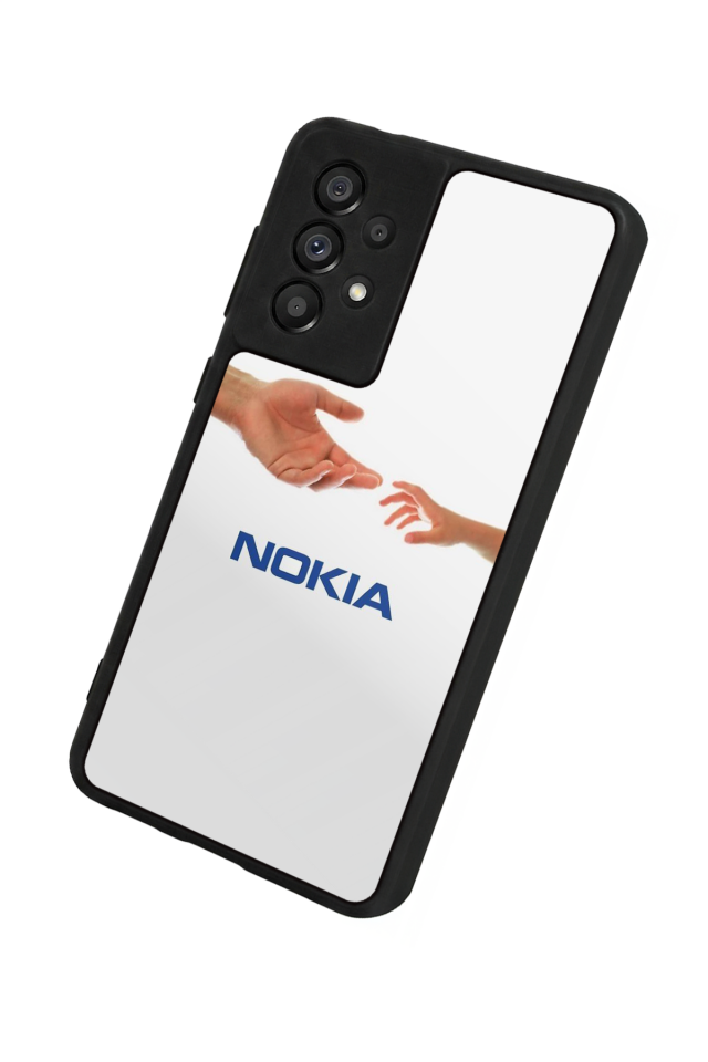 Samsung Galaxy A73 Uyumlu Nokia Tasarımlı Glossy Premium Kılıf